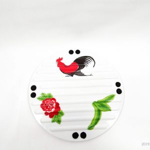 Tatakan Anti Panas bulat 7' Motif Ayam TF920-7