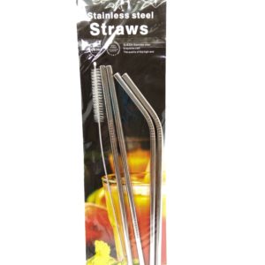 Sedotan SS 5215 Polos Mix + Sikat 5'